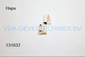 Haps scharnier 2-delig 01 3099-00-39 Links RAL9001. K-Vision