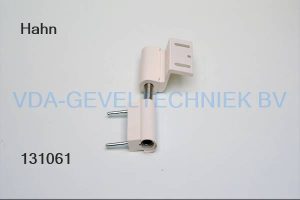 Dr. Hahn KT-R Band 2-delig scharnier. RAL 9001 Nut 16/3 mm K70290000-K12