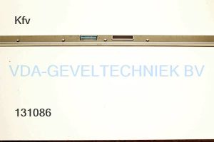 KFV BD25-2-383- 9EQH U32 profiel  Sluitlijst links Hell verzinkt  SKG**  3498722