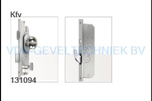 KFV meerpuntssluiting AS2500 35/92/F22x lengte=2400 mm sleutelbediend RVS voorpl hoh onder 770 mm hoh boven 975mm
