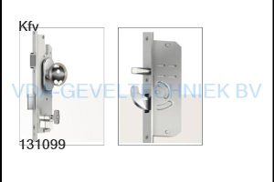 KFV meerpuntssluiting AS2602AN 65/72/8 F20 - L=1847mm afgerond K007 sleutelbediend 2xhaak+2x pen