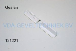Gealan Stulpbuitenkap 308000/330400 wit kunststof set links / rechts