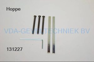 Hoppe 2 delige stift  160 mm + 3 x M6x 80  schroeven + inbus sleutel  3848331