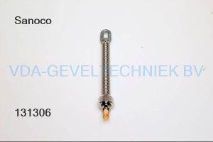 Sanoco Spindel met Handbedienings opening 310 mm 10-135/OH chrome
