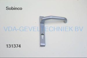 Sobinco deurkruk/deurgreep EV1/zilver  buitenzijde PC 92 826L