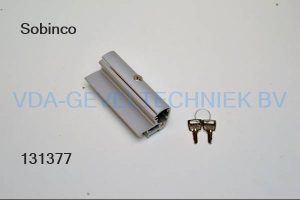 Sobinco knijpsluiting 668D-2 L=120mm afsluitbaar EV1/Zilver