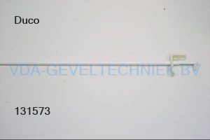 Duco bedieningsstok 750 mm met stangclip 1270 wit