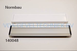 Normbau brievenbus 3230SCHA SSB01S EV1/ZW 9005/WIT RAL 9016	KLEP EV1 SCHACHT ZWART BIN RAL 9016