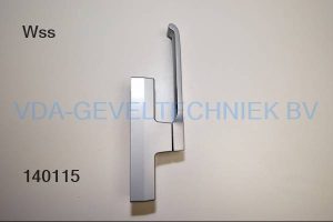 WSS Greep/hendel t.b.v. espagnolet/kantschuif