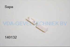 Sapa afwateringskapje wit 43x17 (prijs per stuk, minimale afname 10 stuks)