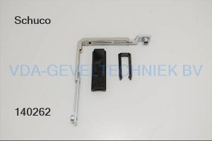 Schuco alu hoekoverbrenging (Eckumlenkung)