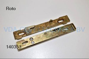 Roto rolnoksluitplaat met kierstand (spaltluftung)