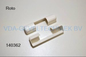 Roto afdekkap voor bovenscharnier wit