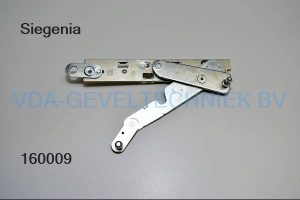 Siegenia verdekt liggend Onderscharnier V-V met aanslag 29MM Rechts. TMEV0041