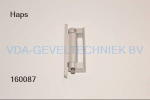 Haps blokscharnier 72x92mm EV1 / zilver  afgeschuind.