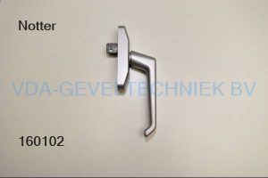 Notter draaikiep kruk EV1/Zilver Classic niet afsluitbaar