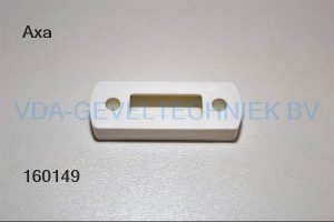 Sluitblokje pvc wit AXA (plastic
