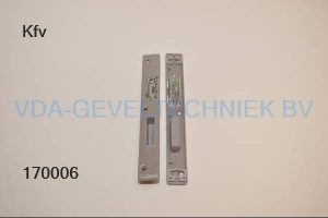 KFV Dag- en nachtsluitplaat USB 25-190ERH/V3L-M-SKG RAL 9007 Links