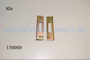 Kfv zwenkhaaksluitplaat 120