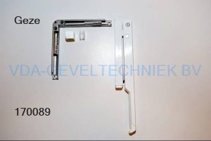 Geze hendel incl hoekoverbrenging t.b.v.