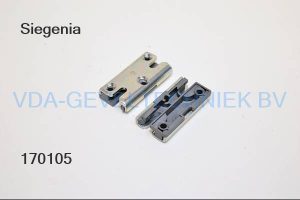 Siegenia paddestoelsluitplaat 2040 13mm