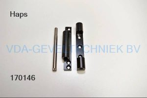 Haps blokscharnier 92mm zwart