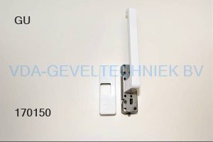 GU 966 PSK Greep hendel rechts wit K-12920-00-R-7