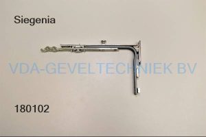 Aubi/Siegenia hoekoverbrenging kort met 1 padnok AEUL3340-100042