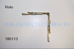 Roto hoekoverbrenging (Eckumlenkung) met nok R600A11