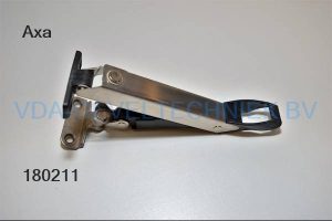 Axa raamuitzetter zwart/rvs 150mm stainless