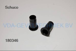 Schuco alu scharnierbussen zwart