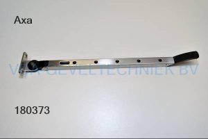 Axa raamuitzetter rvs/zwart 300mm 2635-31-81 korte hoek