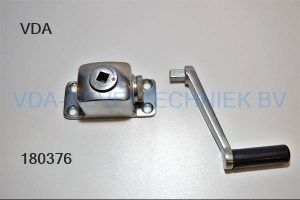 Draaimechanisme t.b.v. raam losse hendel