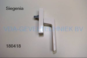 Siegenia alu draaikiep raamkruk/raamgreep wit