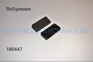 RC afwateringskapje zwart 50x21mm 70P001