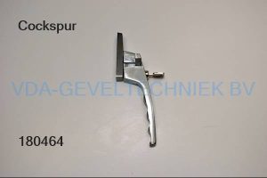 Cockspur raamkruk/raamgreep rechts afsluitbaar neushoogte