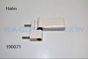 Dr. Hahn 2-delig scharnier KT-EV RAL9001 Opdek 15-20mm.