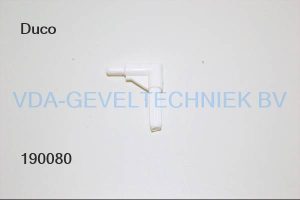 Duco bocht 1218 20mm wit