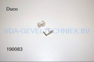 Duco hendel 15mm wit