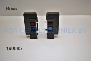 Buva eindkap/kopschot rechts+links zwart
ventilatie/rooster