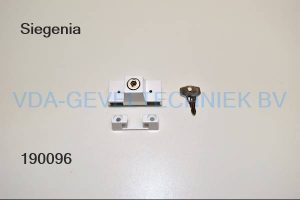 Siegenia Draaiblokkering RAL9003 incl. sleutel. 268599