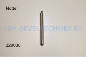 Notter alu scharnierpen 9,5