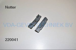 Notter alu oploopplaat klembaar