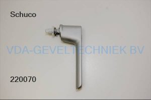 Schuco alu insteek raamkruk afsluitbaar Zilver/EV1 247033
