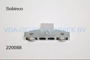 Sobinco Kawneer alu schuifpui loopwiel 100KG 6602-42 M5 niet-verstelbaar
