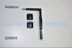 Sobinco alu hoekoverbrenging schaarzijde