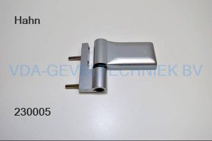 Dr. Hahn 2-delig scharnier KT-EV RAL9006  Opdek 18-23mm.