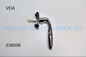 Raamgreep/raamkruk
chroom stift 32x7mm (klink) (hendel)