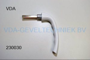 Deurkruk/deurgreep wit (klink) (hendel)