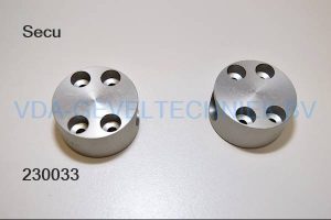 Aluminium steun t.b.v. raambeveiliging